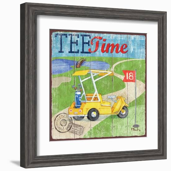 Golf Time III-Paul Brent-Framed Art Print