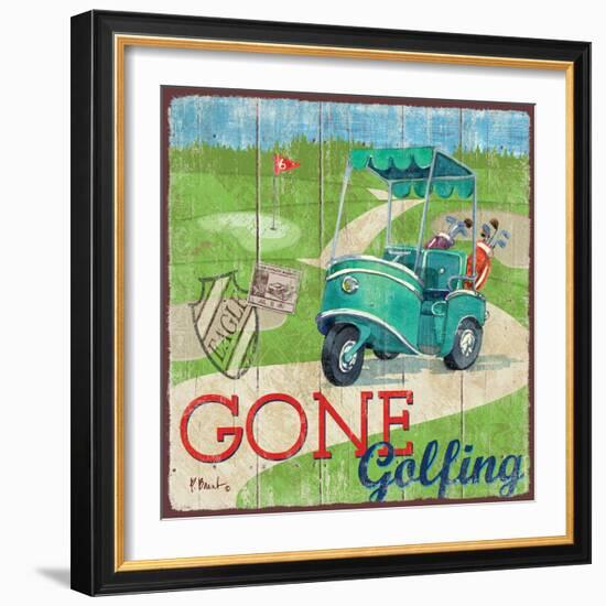 Golf Time IV-Paul Brent-Framed Premium Giclee Print
