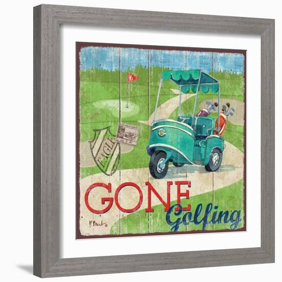Golf Time IV-Paul Brent-Framed Art Print