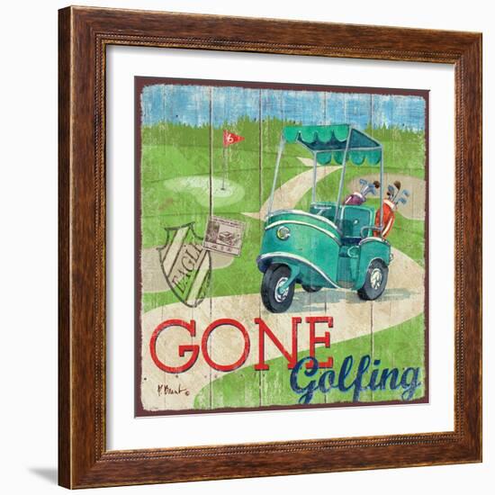Golf Time IV-Paul Brent-Framed Art Print