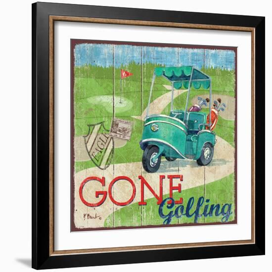 Golf Time IV-Paul Brent-Framed Art Print