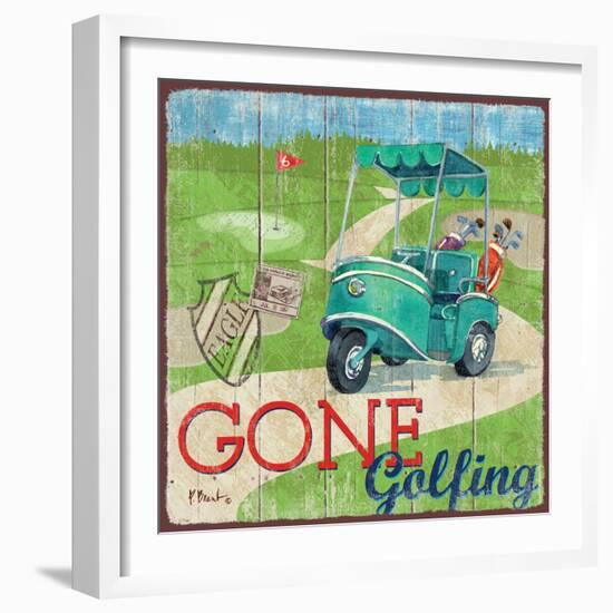 Golf Time IV-Paul Brent-Framed Art Print