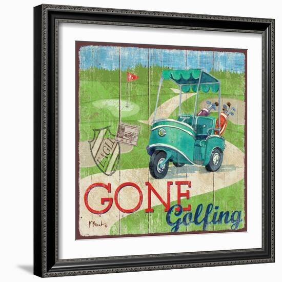 Golf Time IV-Paul Brent-Framed Art Print