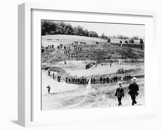 Golf Tournament at Columbia Country Club Photograph - Washington, DC-Lantern Press-Framed Art Print