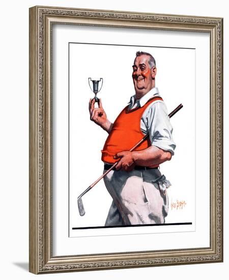 "Golf Trophy,"June 6, 1925-George Brehm-Framed Giclee Print