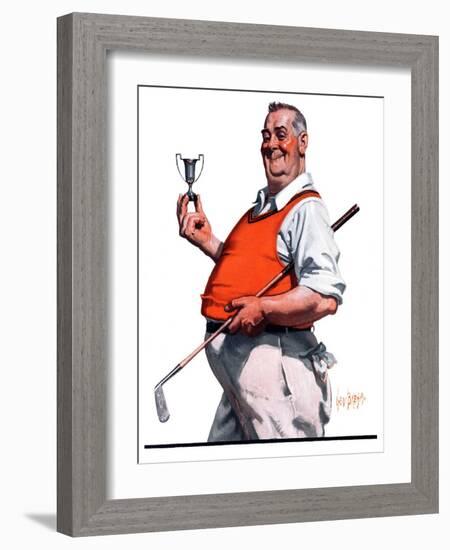 "Golf Trophy,"June 6, 1925-George Brehm-Framed Giclee Print