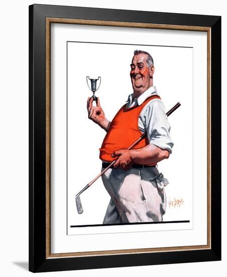 "Golf Trophy,"June 6, 1925-George Brehm-Framed Giclee Print