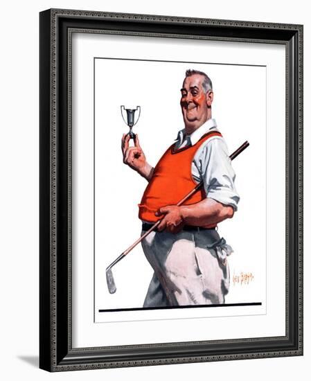 "Golf Trophy,"June 6, 1925-George Brehm-Framed Giclee Print