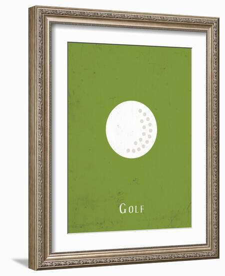 Golf-null-Framed Art Print