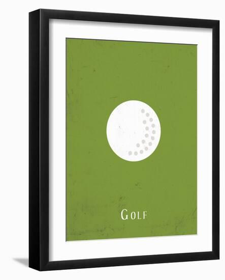 Golf-null-Framed Art Print