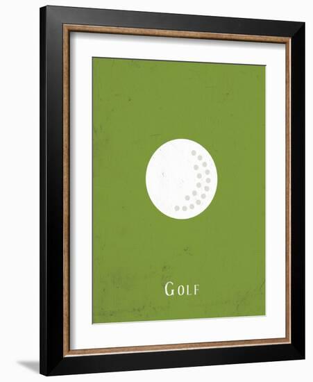 Golf-null-Framed Art Print