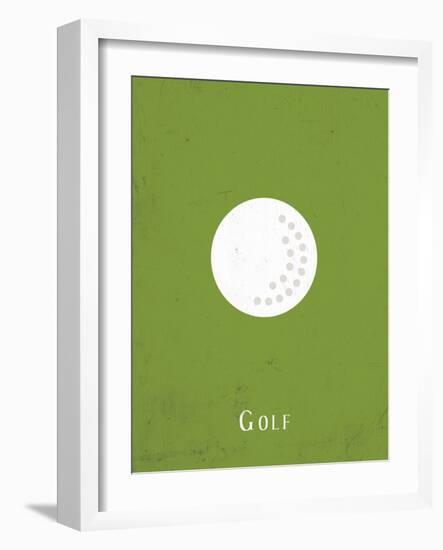 Golf-null-Framed Art Print