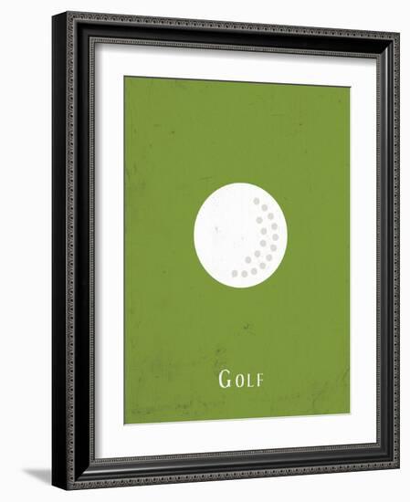 Golf-null-Framed Art Print