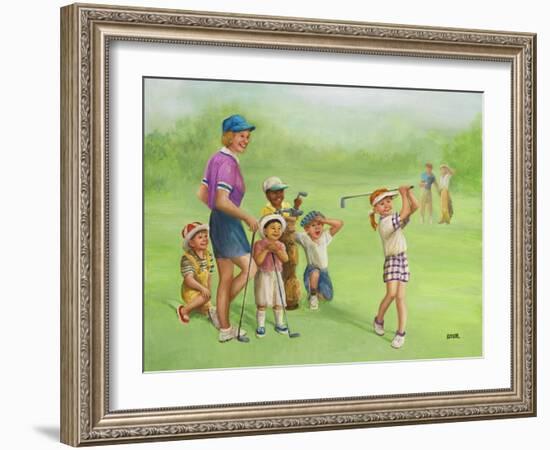 Golf-Dianne Dengel-Framed Giclee Print