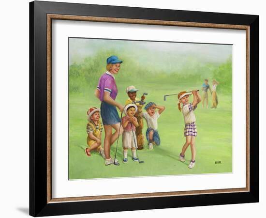 Golf-Dianne Dengel-Framed Giclee Print