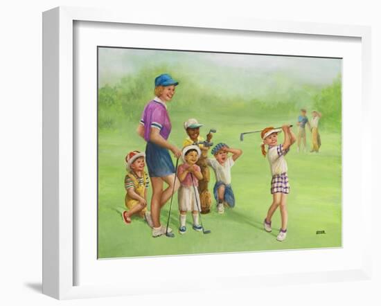 Golf-Dianne Dengel-Framed Giclee Print