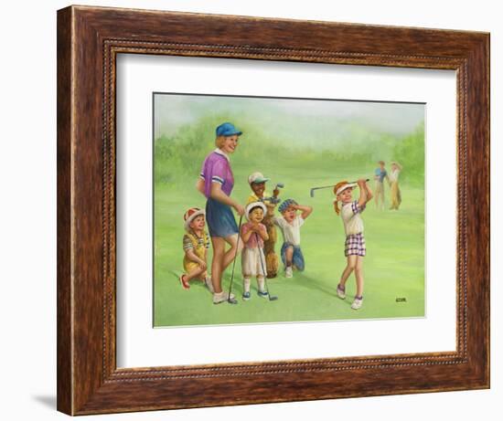 Golf-Dianne Dengel-Framed Giclee Print