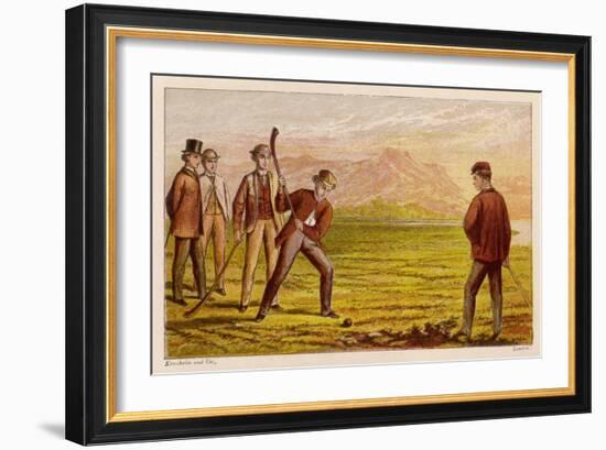 Golf-Joseph Kronheim-Framed Art Print