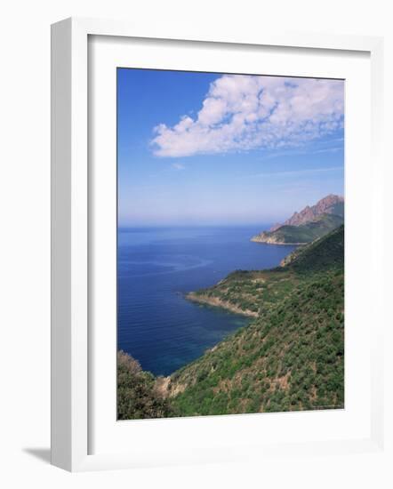 Golfe De Galeria, Corsica, France, Mediterranean-Yadid Levy-Framed Photographic Print