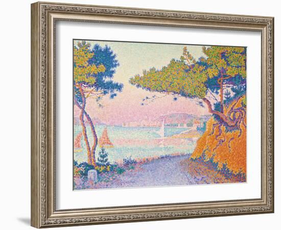 Golfe Juan, 1896-Paul Signac-Framed Giclee Print