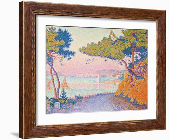 Golfe Juan, 1896-Paul Signac-Framed Giclee Print