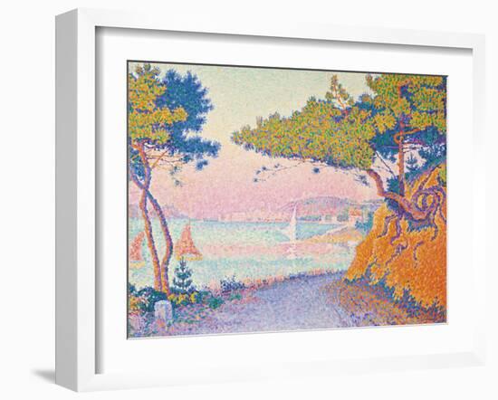 Golfe Juan, 1896-Paul Signac-Framed Giclee Print