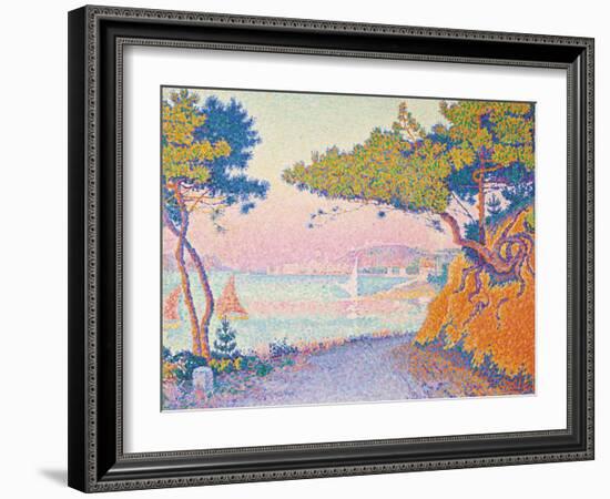 Golfe Juan, 1896-Paul Signac-Framed Giclee Print