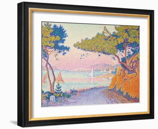 Golfe Juan, 1896-Paul Signac-Framed Giclee Print