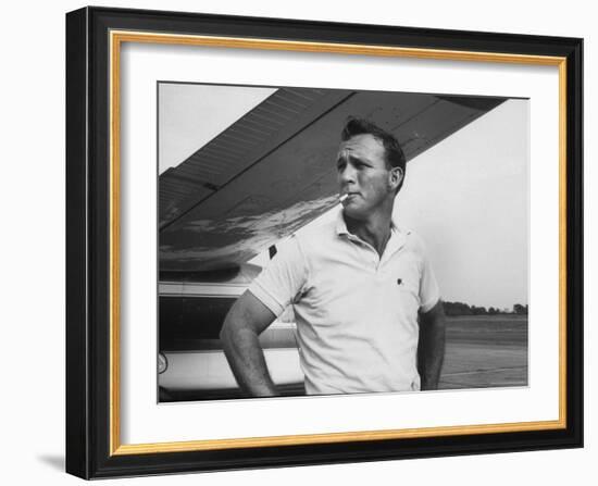 Golfer Arnold Palmer-John Dominis-Framed Premium Photographic Print