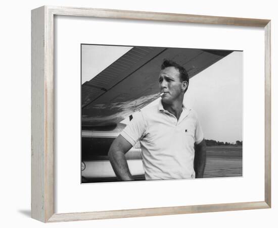 Golfer Arnold Palmer-John Dominis-Framed Premium Photographic Print