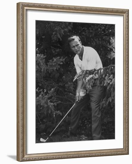 Golfer Arnold Palmer-John Dominis-Framed Premium Photographic Print