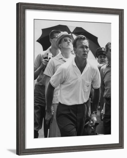 Golfer Arnold Palmer-John Dominis-Framed Premium Photographic Print