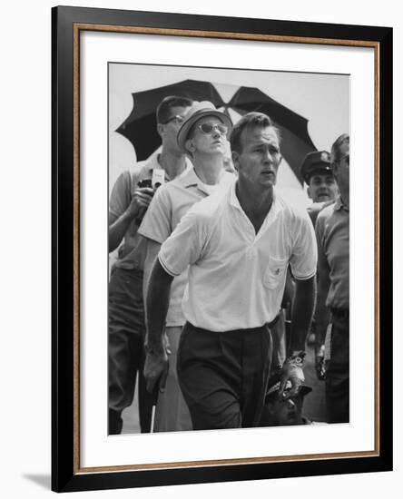 Golfer Arnold Palmer-John Dominis-Framed Premium Photographic Print