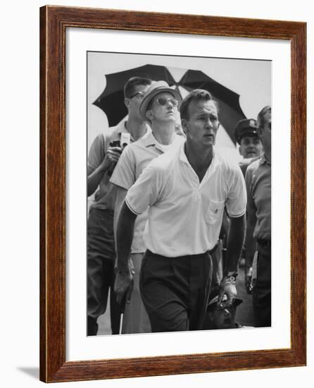 Golfer Arnold Palmer-John Dominis-Framed Premium Photographic Print