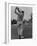 Golfer Ben Hogan, Demonstrating His Golf Drive-J^ R^ Eyerman-Framed Premium Photographic Print