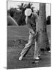 Golfer Ben Hogan, Demonstrating His Golf Drive-J^ R^ Eyerman-Mounted Premium Photographic Print