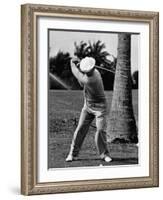 Golfer Ben Hogan, Demonstrating His Golf Drive-J. R. Eyerman-Framed Premium Photographic Print