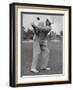 Golfer Ben Hogan, Dropping His Club at Top of Backswing-J. R. Eyerman-Framed Premium Photographic Print