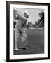 Golfer Ben Hogan, Keeping His Shoulders Level at Top of Swing-J. R. Eyerman-Framed Premium Photographic Print