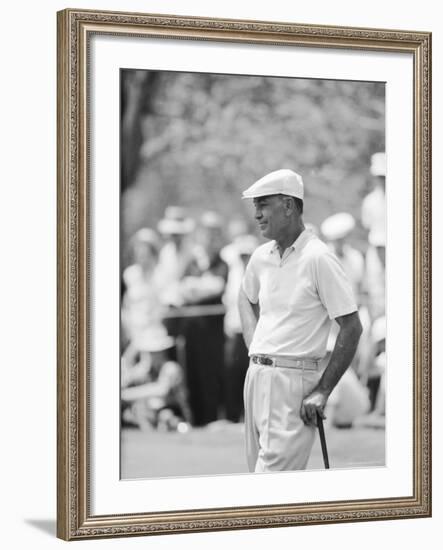 Golfer Ben Hogan Playing in US Open Tournament on Cherry Hills Course. Denver, Colorado June 1960-Ralph Crane-Framed Premium Photographic Print