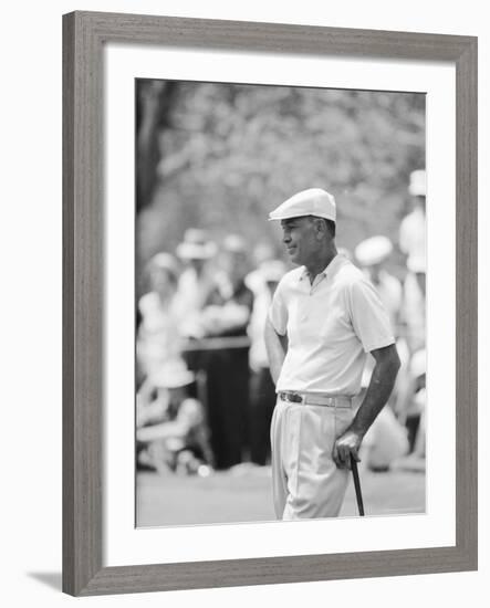 Golfer Ben Hogan Playing in US Open Tournament on Cherry Hills Course. Denver, Colorado June 1960-Ralph Crane-Framed Premium Photographic Print