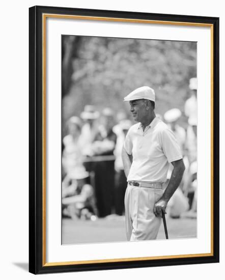 Golfer Ben Hogan Playing in US Open Tournament on Cherry Hills Course. Denver, Colorado June 1960-Ralph Crane-Framed Premium Photographic Print