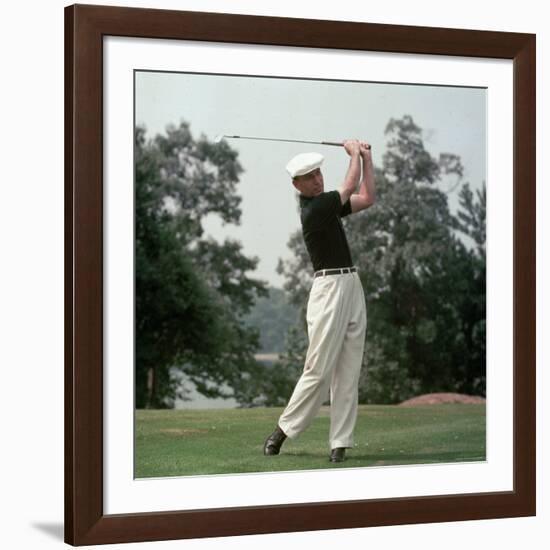 Golfer Ben Hogan-Yale Joel-Framed Premium Photographic Print