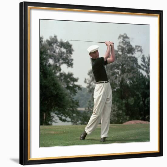 Golfer Ben Hogan-Yale Joel-Framed Premium Photographic Print