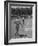 Golfer Byron Nelson Putting on the 15th Green-null-Framed Photographic Print