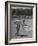 Golfer Byron Nelson Putting on the 15th Green-null-Framed Photographic Print