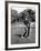 Golfer Claude Harmon Leading with Left Hip as He Hits Ball-J^ R^ Eyerman-Framed Premium Photographic Print