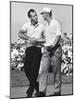 Golfer Jack Nicklaus and Arnold Palmer During National Open Tournament-John Dominis-Mounted Premium Photographic Print