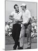 Golfer Jack Nicklaus and Arnold Palmer During National Open Tournament-John Dominis-Mounted Premium Photographic Print