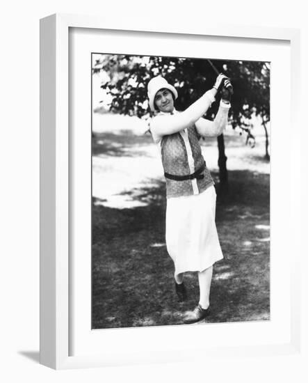 Golfer Opal Hill Won the Trans-Mississippi Women's Golf Championship 3 Times-null-Framed Photo